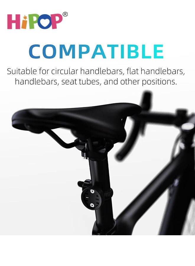 حامل دراجة قابل للتعديل لجارمين إيدج، iGPSPORT، XOSS، CooSpo، Magene، CYCPLUS GPS، متوافق مع المقابض الدائرية/المسطحة، الدراجات الجبلية/الطريق/القابلة للطي، تركيب سهل، تثبيت آمن - view 2